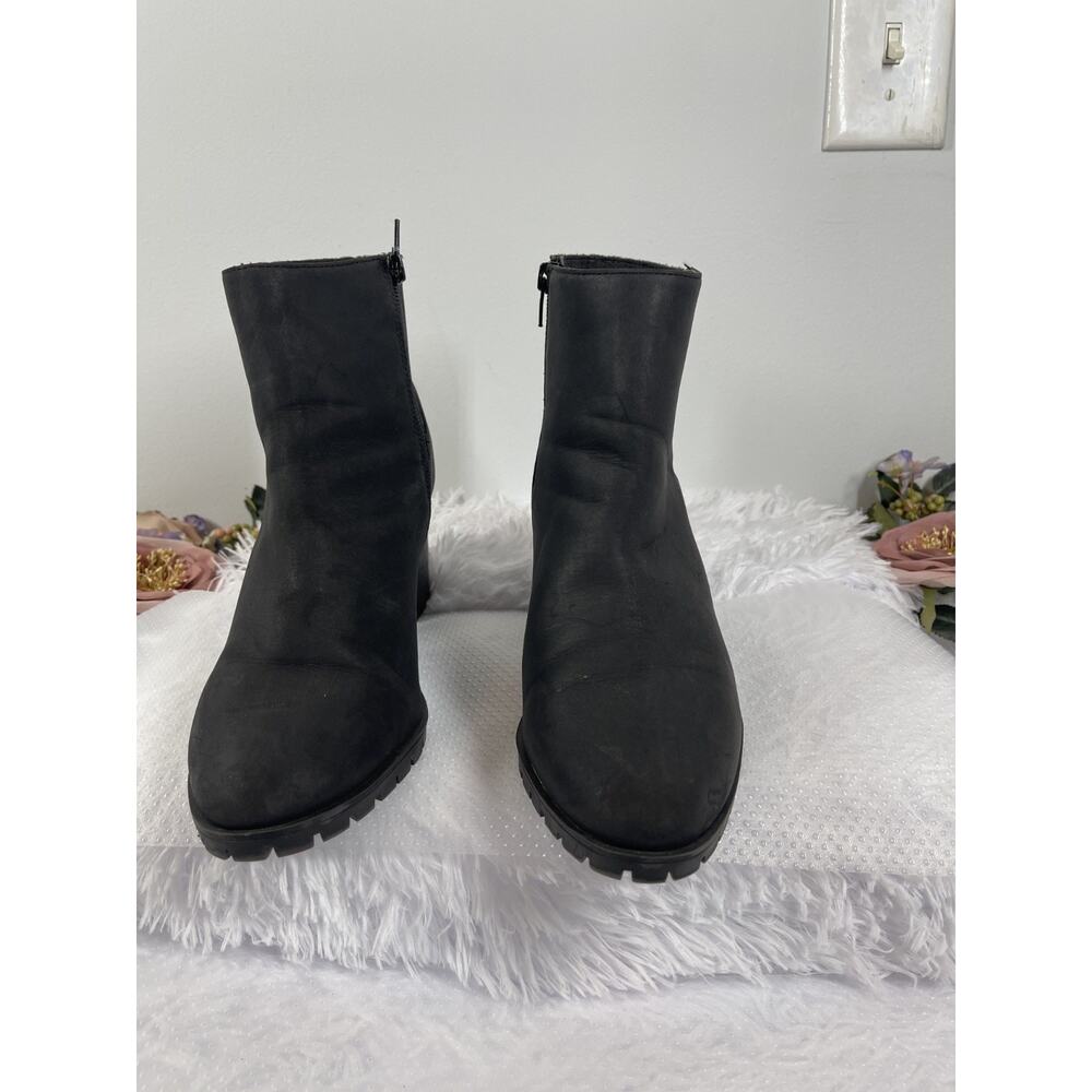 kelly and katie Chelsea Boots Womens 10W Black Leather Modern Dark Academia